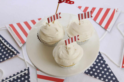 Red White and Blue Bunting