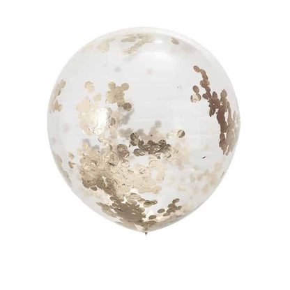 Rose Gold Confetti Balloon