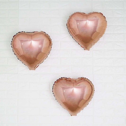 Rose Gold Heart Balloon 15 inch