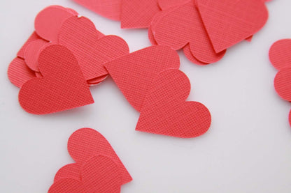 Rose Gold Hearts Confetti