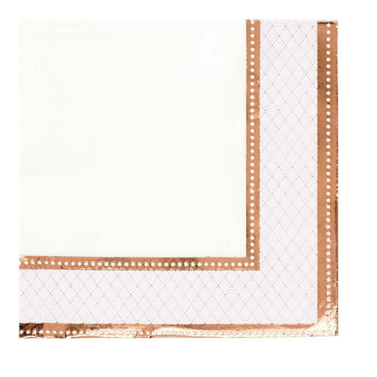Rose Gold Party Napkins