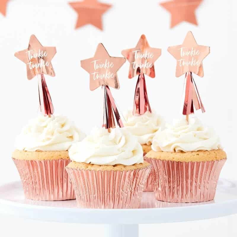 Rose Gold Twinkle Twinkle Toppers