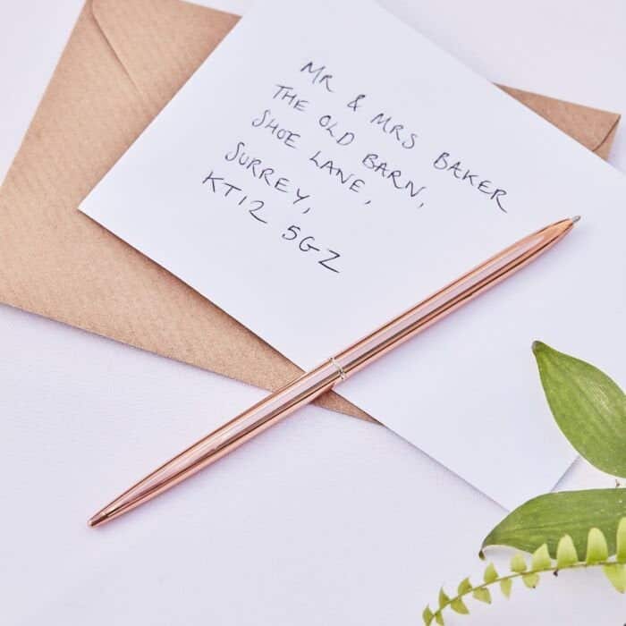 Rose Gold Guest Book Pen