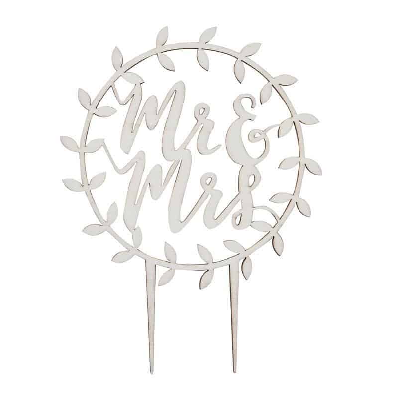 Rustic Wedding Cake Topper