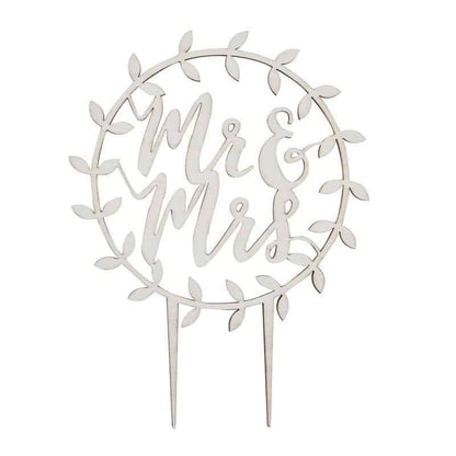 Rustic Wedding Cake Topper