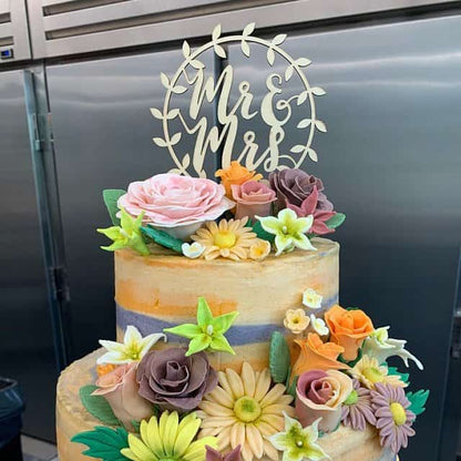 Rustic Wedding Cake Topper