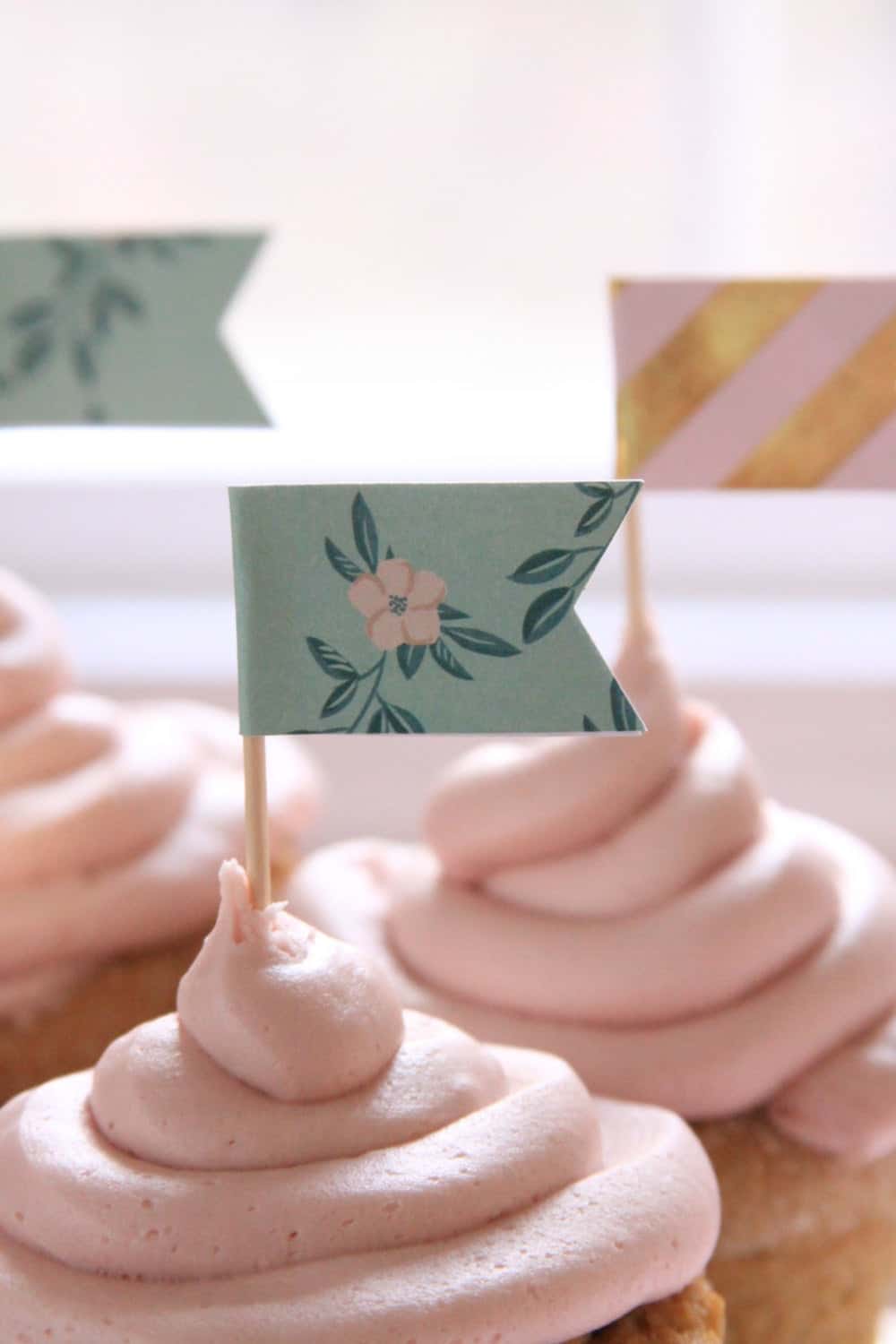 Rustic Wedding Cupcake Toppers