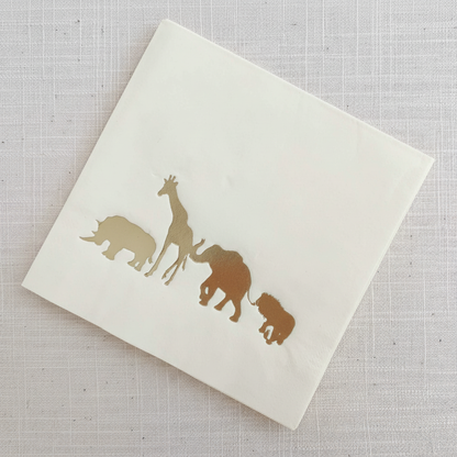 Safari Napkins Overhead Shot 3