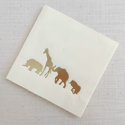 Safari Napkins Overhead Shot 3
