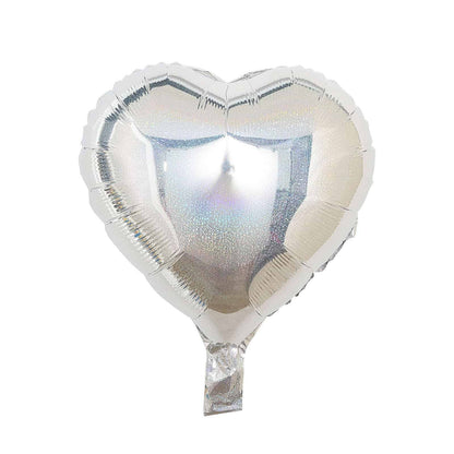 Silver Heart Balloon 15 inch
