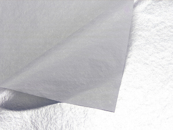 silver foil tissue paper