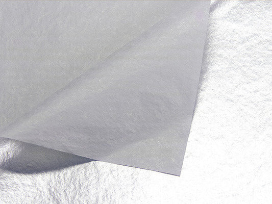 silver foil tissue paper