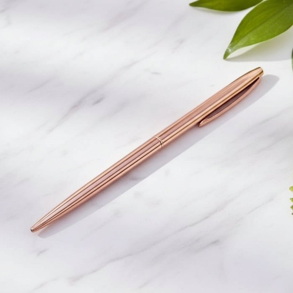 Sleek Rose Gold Pen