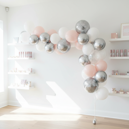 Smaller Realistic Disco Balloon Garland in Bright Shop