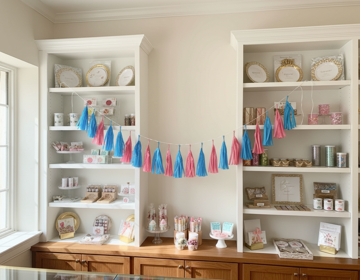 Smaller Tassel Garland in Elegant Imperfect Shop