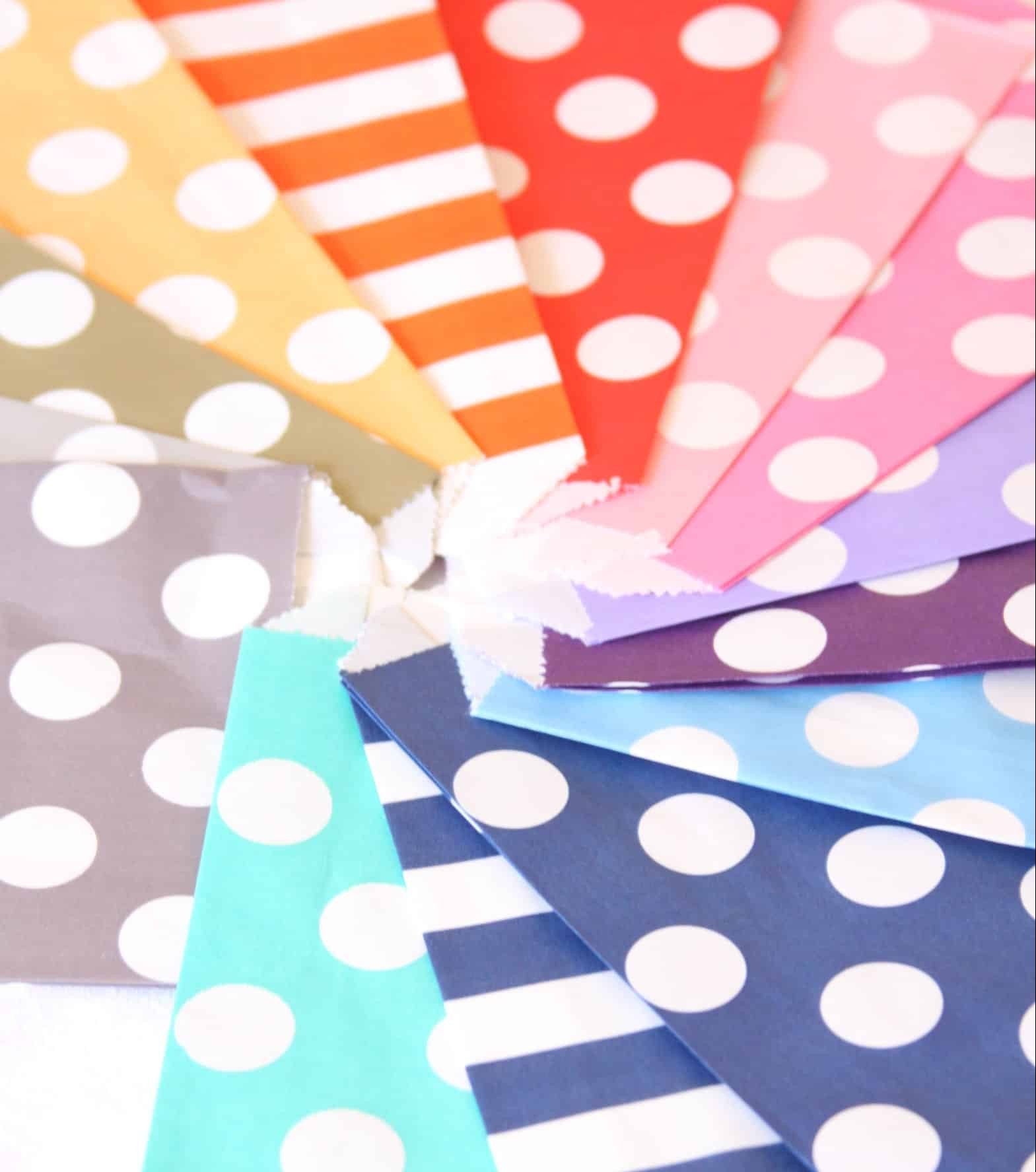 Snack, Treat or Party Favor bags for a wedding or birthday party