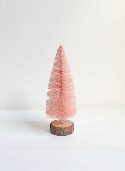 Soft Pink Bottle Brush Tree