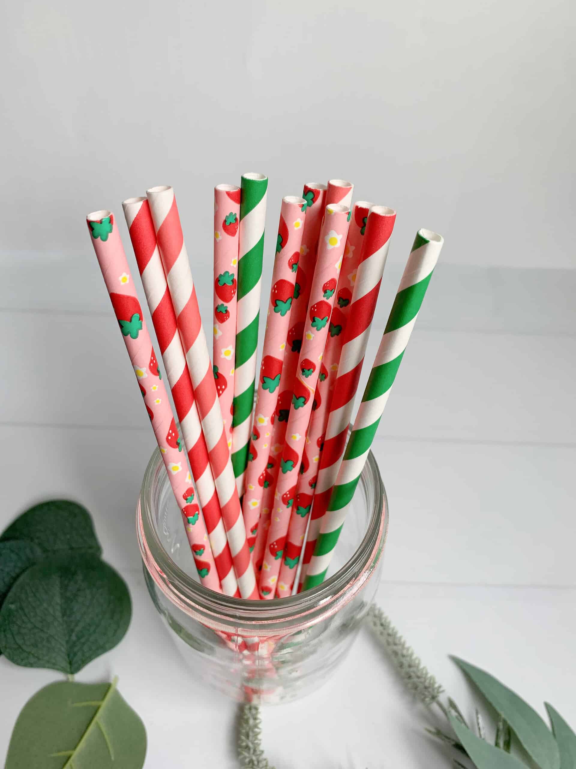 Strawberry straws mix for a Berry best one birthday party