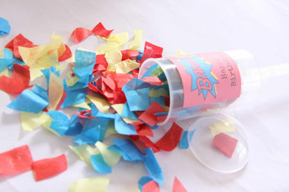 Superhero Party Confetti Poppers