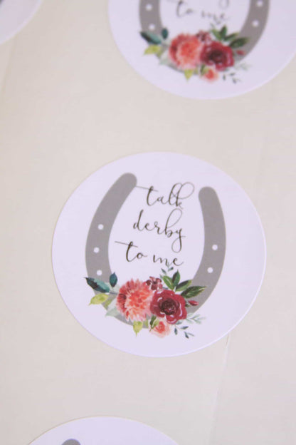 Talk Derby to Me Stickers, Thank You Stickers