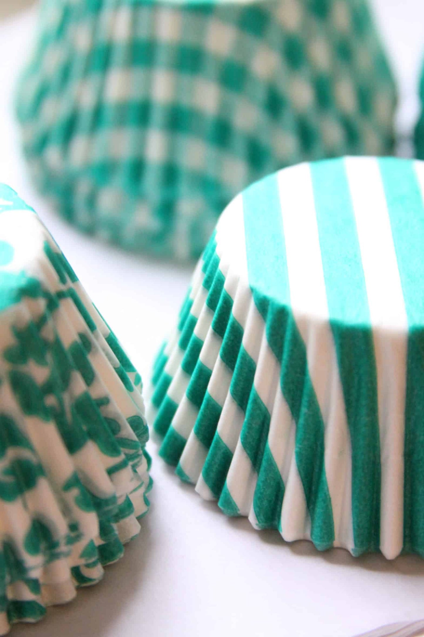 Teal Cupcake Liners