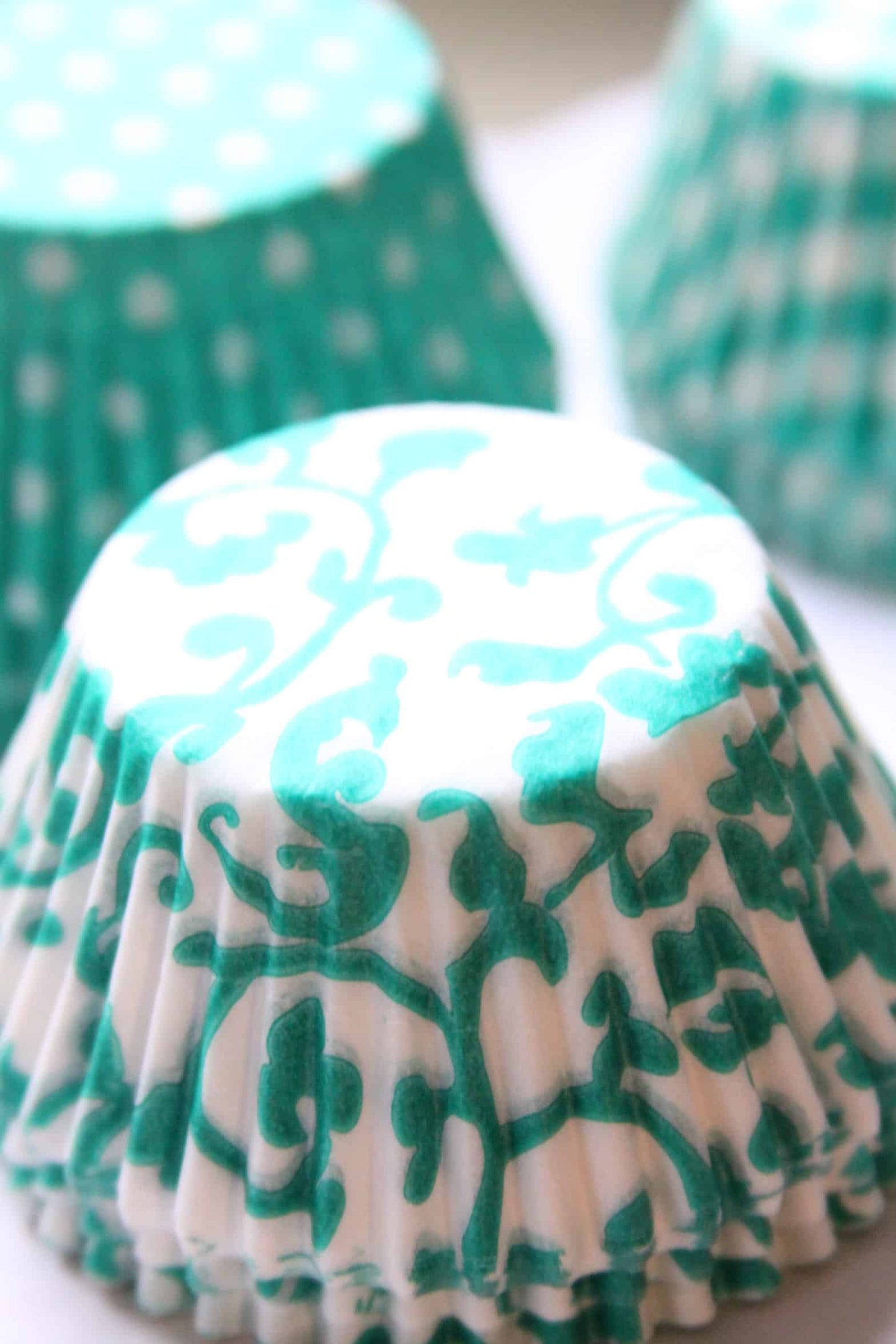 Teal Cupcake Liners