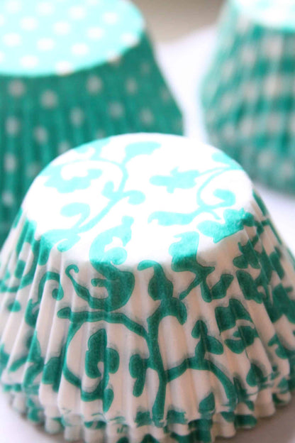Teal Cupcake Liners