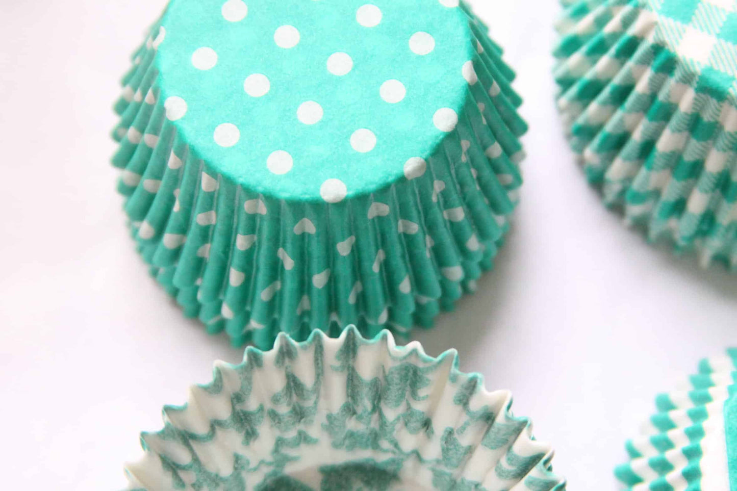 Teal Cupcake Liners