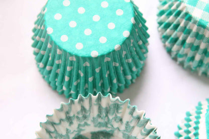 Teal Cupcake Liners