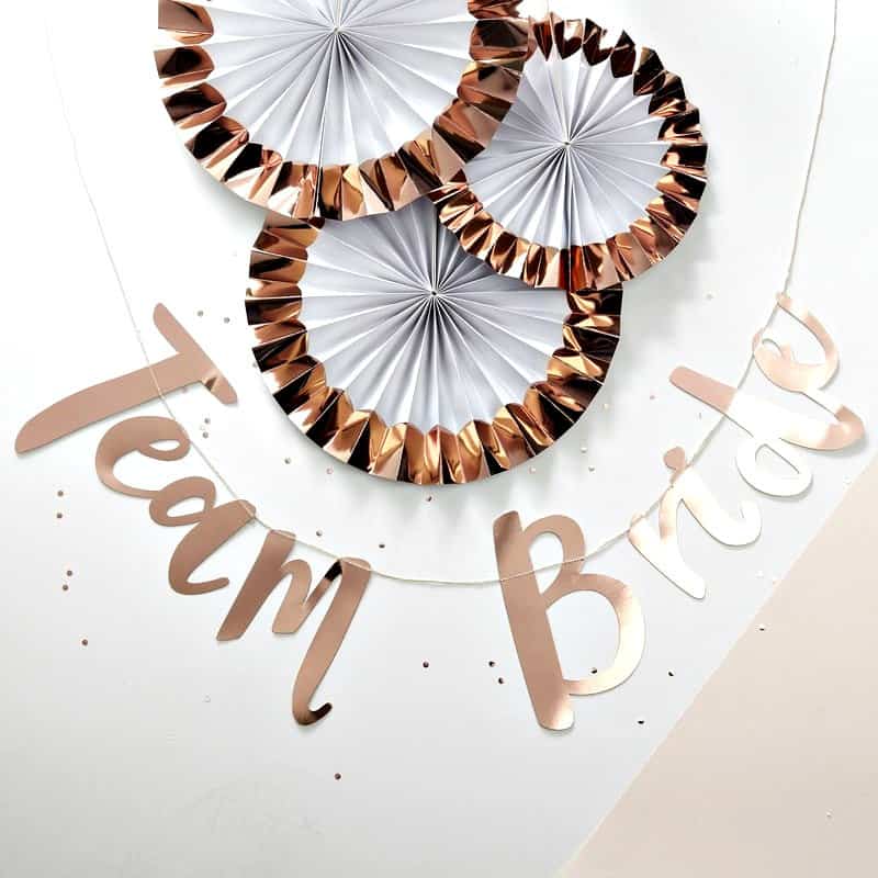 Team Bride Bridal Shower Banner & EnFete