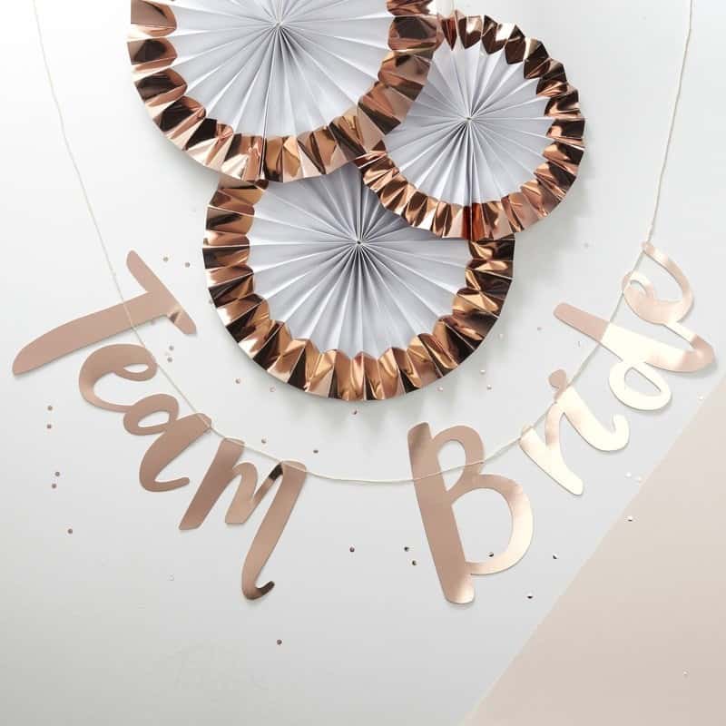 Team Bride Bridal Shower Banner