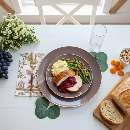 Thanksgiving dinner detail