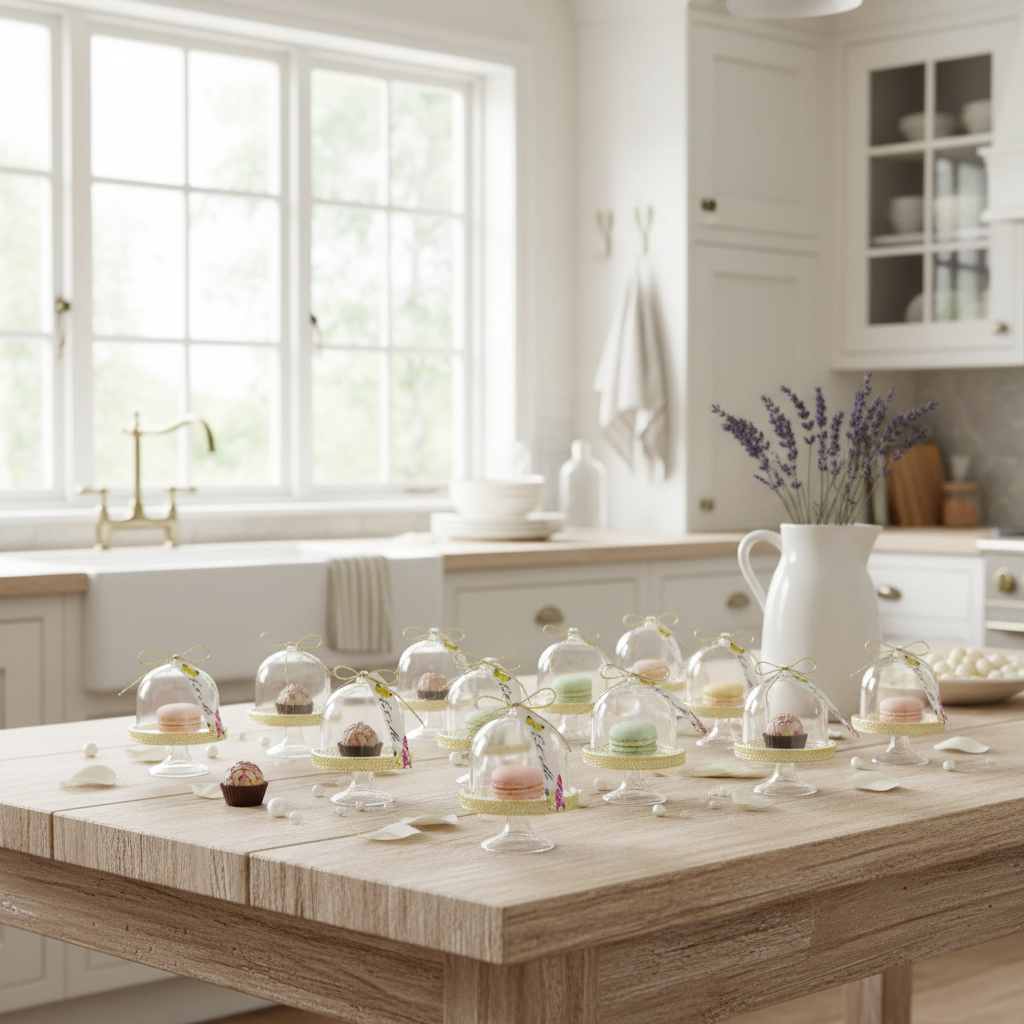 Tiny 1.5 inch stands at party