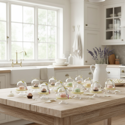 Tiny 1.5 inch stands at party