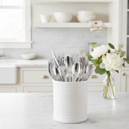 Utensils in holder - French country kitchen