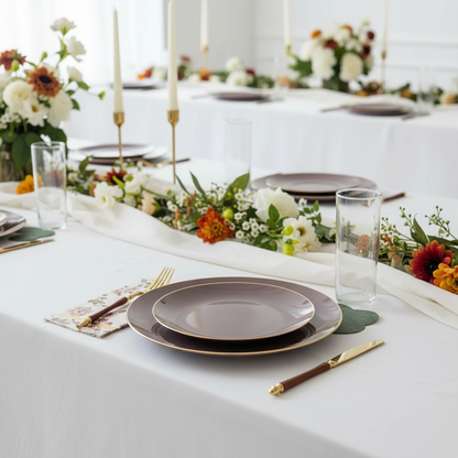 Wedding table setting
