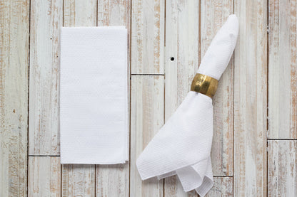 Seersucker Everyday Napkins 18 Inch Set of 4 - Colorful Reusable Cloth Napkins No Ironing Needed