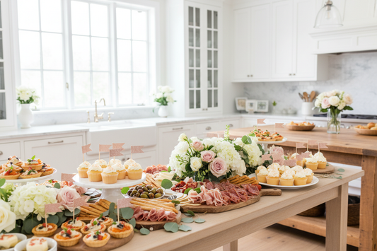 Wide angle grazing table