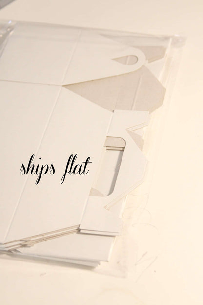 Christmas Woodgrain Gable Boxes